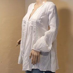 Ralph Lauren Denim & Supply white boho chic women's blouse - XS/TP